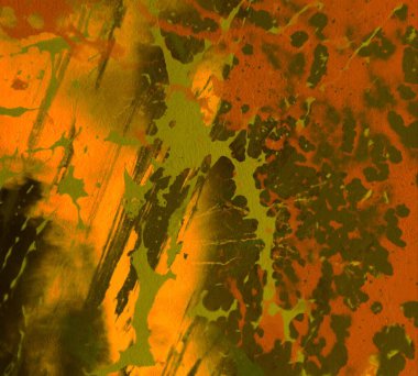 Metin için yeri olan boya lekeleriyle soyut arkaplan  