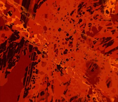 Arkaplanda soyut renkli lekeler