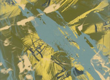 Metin için yeri olan boya lekeleriyle soyut arkaplan  