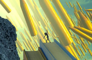 Yapının havadan görünüşü