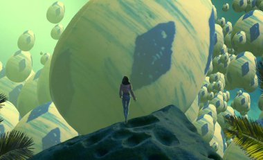 sahilde güzel balık