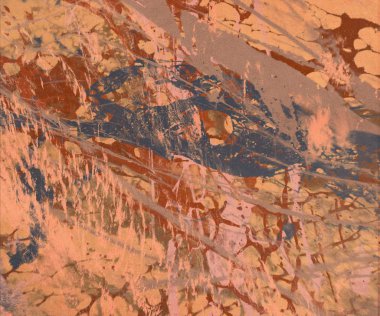 metin için alan ile arka planda soyut renkli lekeler