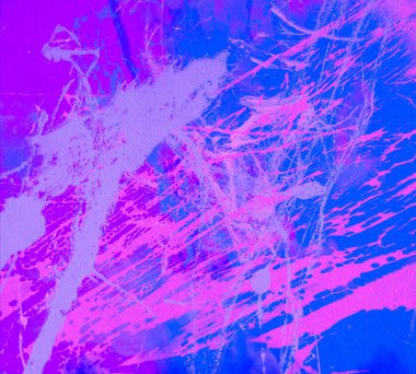 Metin için yeri olan boya lekeleriyle soyut arkaplan