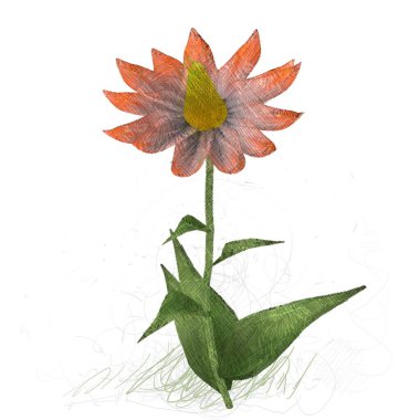 Renkli çiçek doku arka plan 