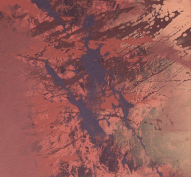 metin için alan ile arka planda soyut renkli lekeler  