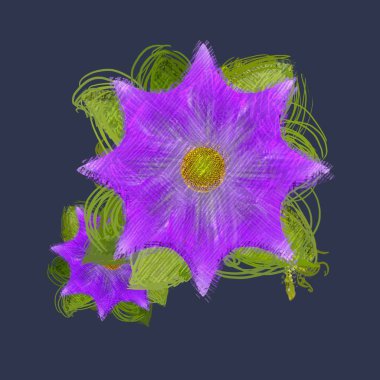 Siyah arkaplanda pembe gül