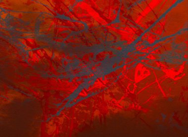 Metin için yeri olan boya lekeleriyle soyut arkaplan