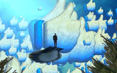 metin için alanı olan soyut kavramsal yaratıcı arkaplan 