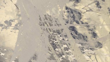 metin için alan ile arka planda soyut renkli lekeler