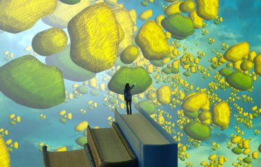 yeşil ve sarı arkaplan