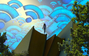 Parktaki Noel ağacı.