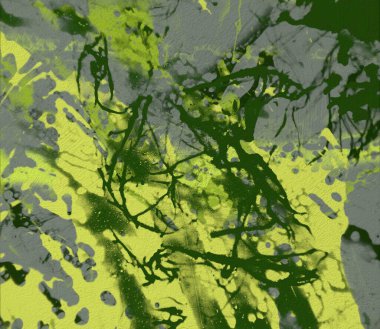 Metin için yeri olan boya lekeleriyle soyut arkaplan