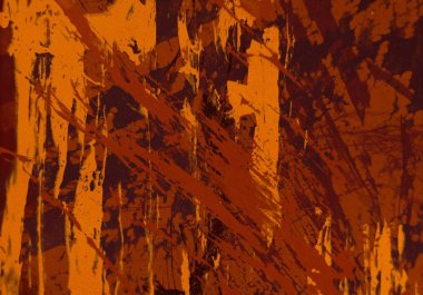 Tuval renkli doku üzerine soyut boyama