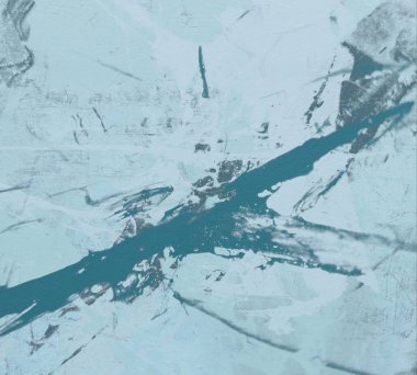 Metin için yeri olan boya lekeleriyle soyut arkaplan