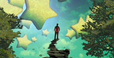 metin için alanı olan soyut kavramsal yaratıcı arkaplan 