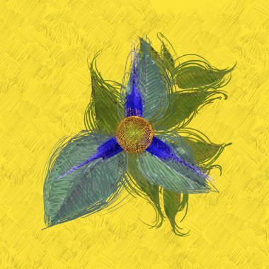 suluboya ile soyut renkli arkaplan