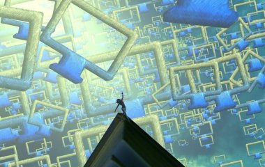 Masanın üstünde bilgisayar