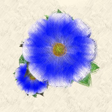 boşluk ile soyut mavi arka plan