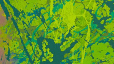 Metin için yeri olan boya lekeleriyle soyut arkaplan  