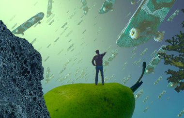 güzel ve yeşil ağaç