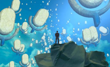 mavi ve beyaz arkaplan