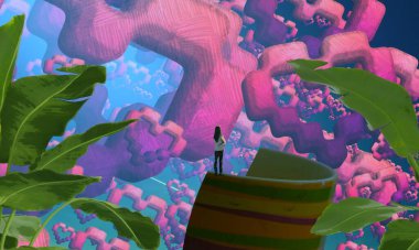 Bahçedeki güzel çiçekler