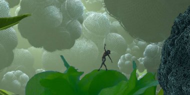 yeşil ve beyaz arkaplan