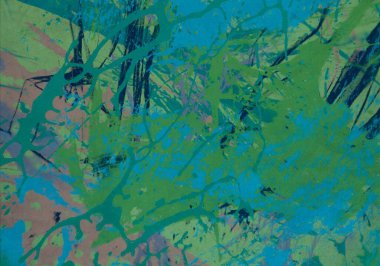 metin için alan ile arka planda soyut renkli lekeler