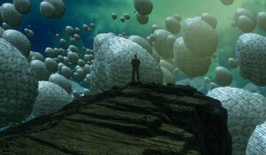 metin için alanı olan soyut kavramsal yaratıcı arkaplan 