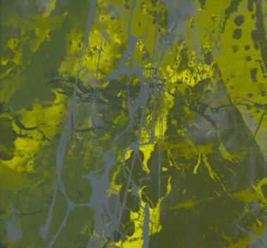 Metin için yeri olan boya lekeleriyle soyut arkaplan  