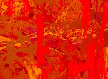 Metin için yeri olan boya lekeleriyle soyut arkaplan