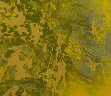 Metin için yeri olan boya lekeleriyle soyut arkaplan 