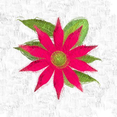 Renkli çiçek doku arka plan 