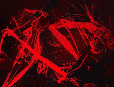 Arkaplanda soyut renkli lekeler              