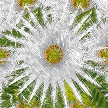 Çiçeklerle soyut arkaplan