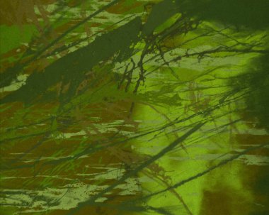 Arkaplanda soyut renkli lekeler