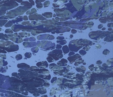 Metin için yeri olan boya lekeleriyle soyut arkaplan 