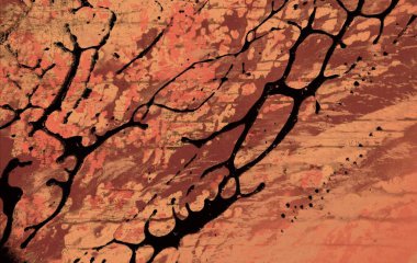 metin için alan ile arka planda soyut renkli lekeler      