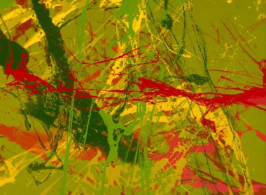 Metin için yeri olan boya lekeleriyle soyut arkaplan 