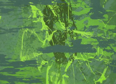 Metin için yeri olan boya lekeleriyle soyut arkaplan