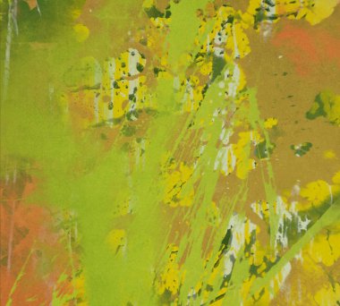 Arkaplanda soyut renkli lekeler  