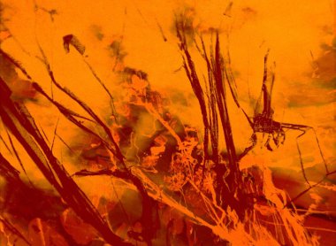 Boya lekeleriyle soyut arkaplan