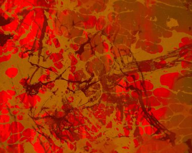 Arkaplanda soyut renkli lekeler