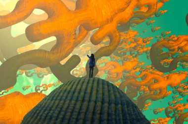 Metnin için alanı olan grunge arkaplanı