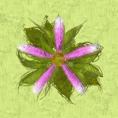 Çiçekli suluboya arkaplan