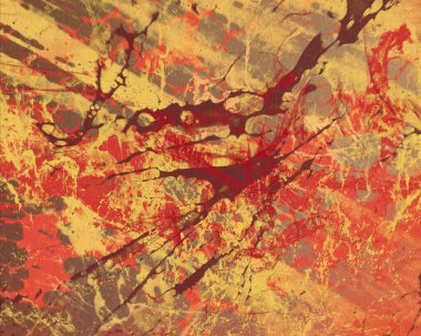 Arkaplanda soyut renkli lekeler