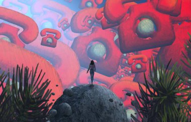 Noel ağacı ile arkaplan