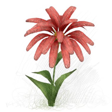 beyaz zemin üzerine kırmızı yaprakları