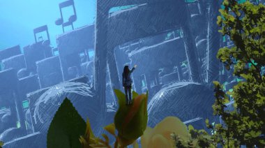 Şehirdeki iş adamı