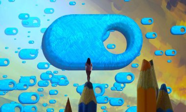 arka plan ile konuşma balonu